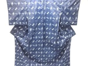 アンティーク　本場琉球絣　手織り紬着物